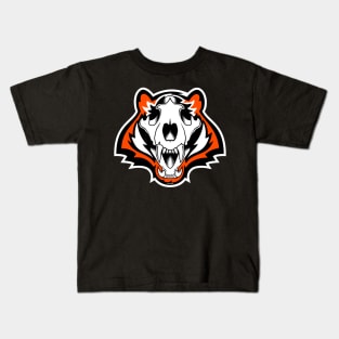 Bengals Skull - ORANGE Kids T-Shirt